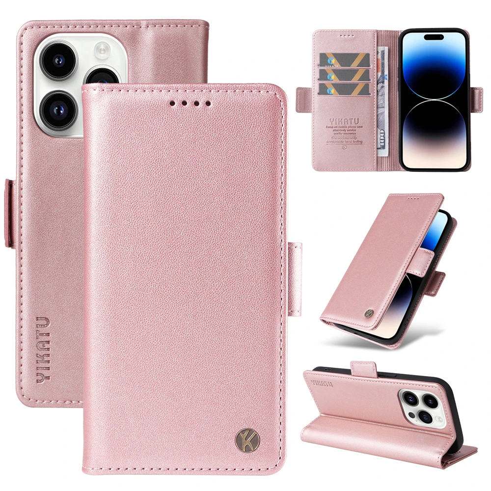 Plain Flip Leather Case For OPPO A58 A38 Realme 11X 11 4G 5G Cases Wallet Card Minimalist Phone Cover