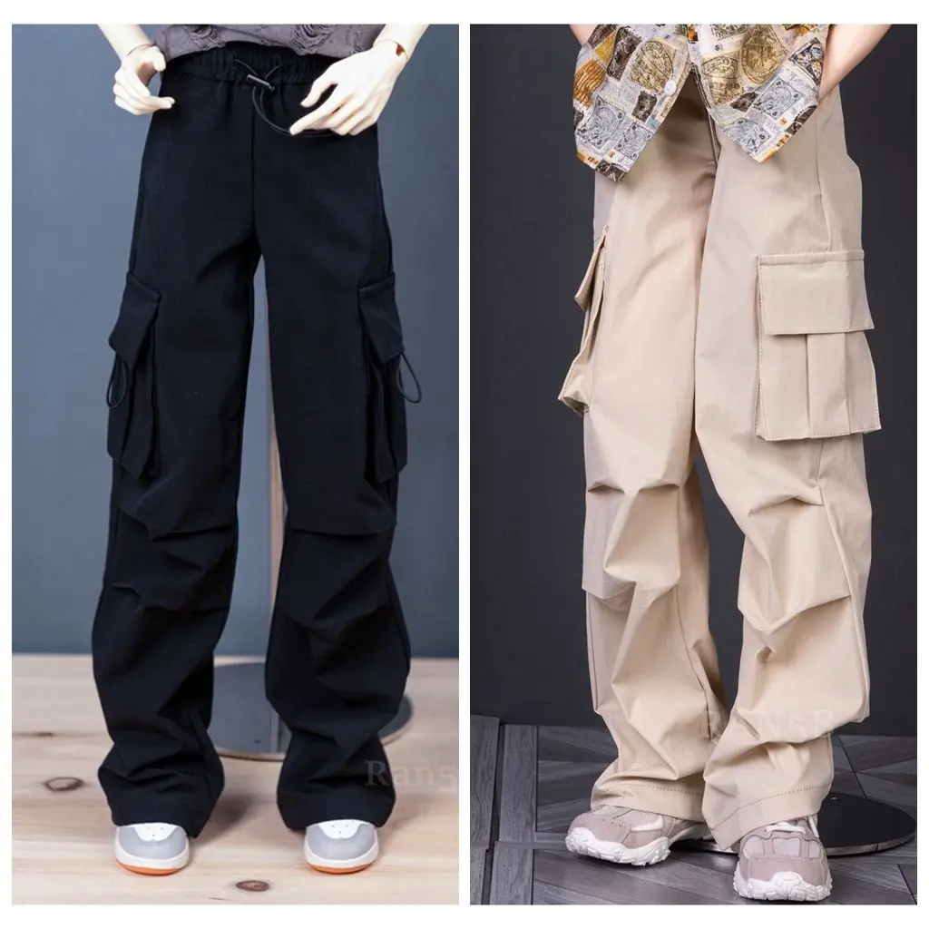 1/4 1/3Bjd Doll Uncle Paratrooper Wide-Leg Casual Pants 45-77Cm Multi Size Men's Bjd Doll Dress Up Game Doll Accessories No Doll