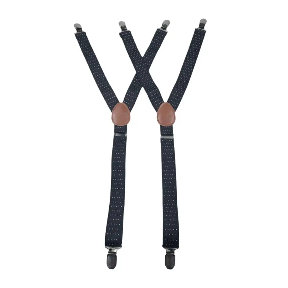 Soportes para camisas para hombre, tirantes elásticos ajustables estilo Y, Clips antideslizantes, abrazaderas para liga de calcetín para militares, 2 uds.