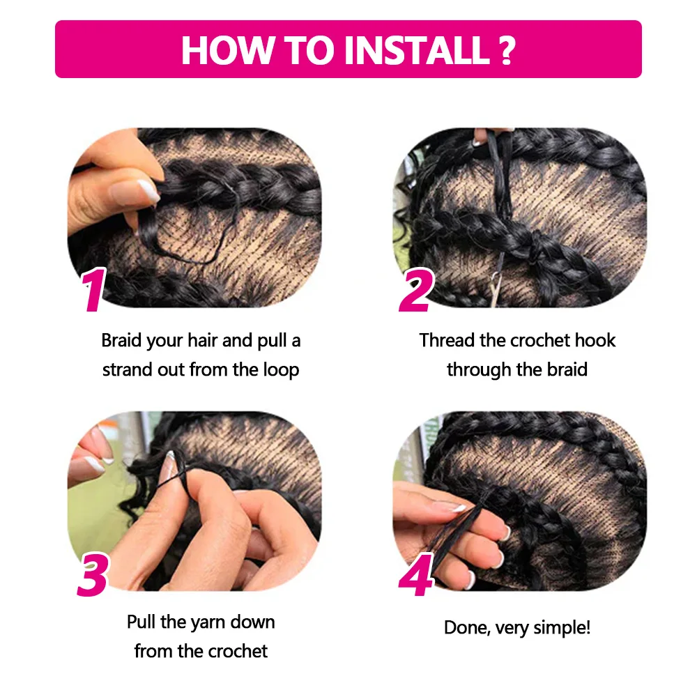 14 16 18 Inch Miracle Knots Crochet Human Hair Burmese Curly Hair Extensions 1/2/3 Bulk And Braiding Hair Deep Wave Pre-Separate Feather Crochet Human Hair 60g 3 Days Delivery To FR Brazilian ALIANNA Hair Bundles Human Hair 100% Natural Black Reusable - Image 6