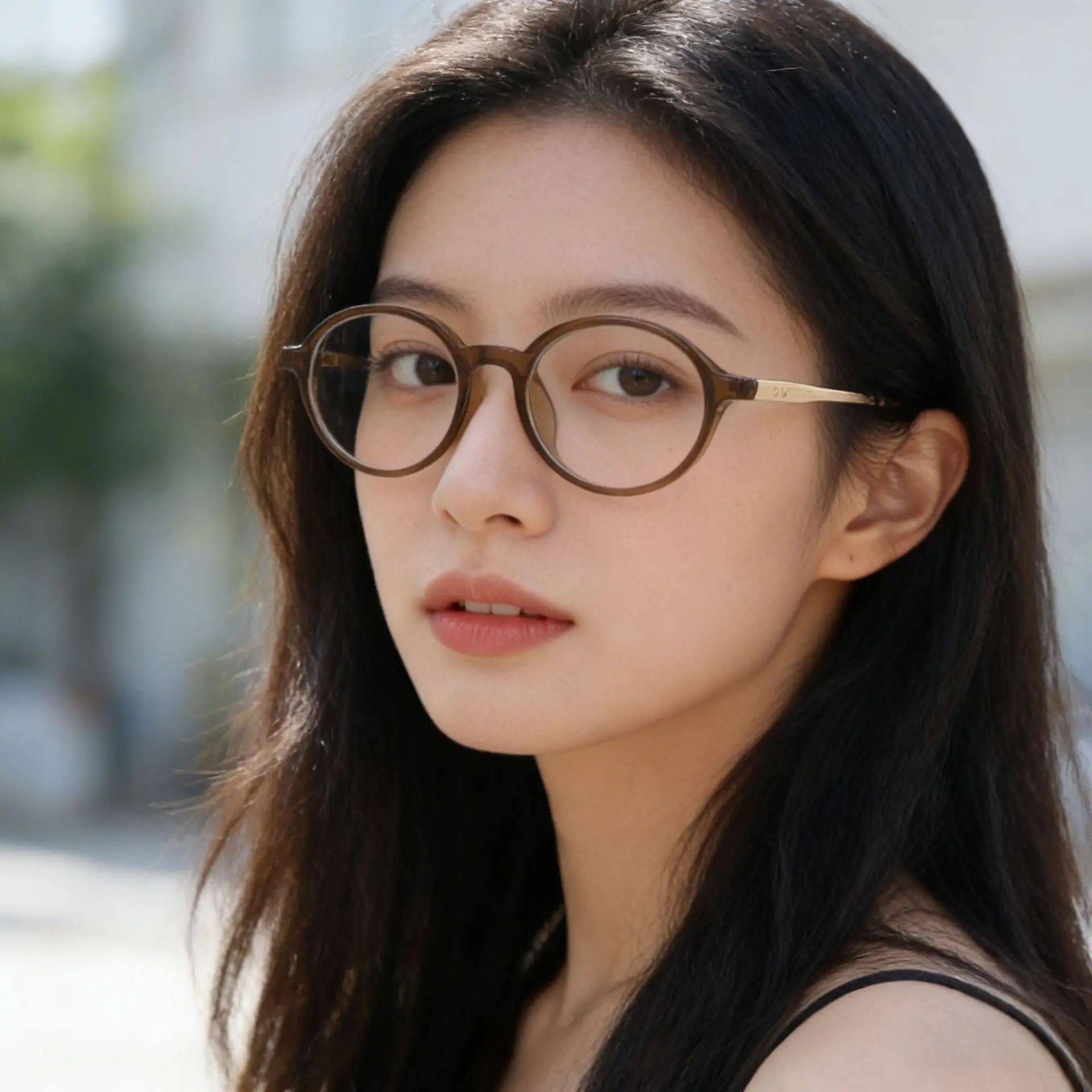Oval Retro-Style Decorative Glasses for Women, Fashionable Reading Glasses for Middle-Aged and Elderly People