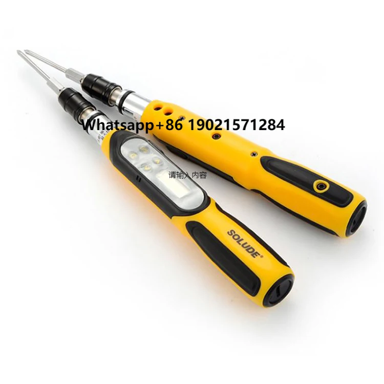 

Digital Precision Torque Screwdriver 0.05-4 N/m with 1/4 Inch Hex Socket Adapter Phillips Bits Hand Tools
