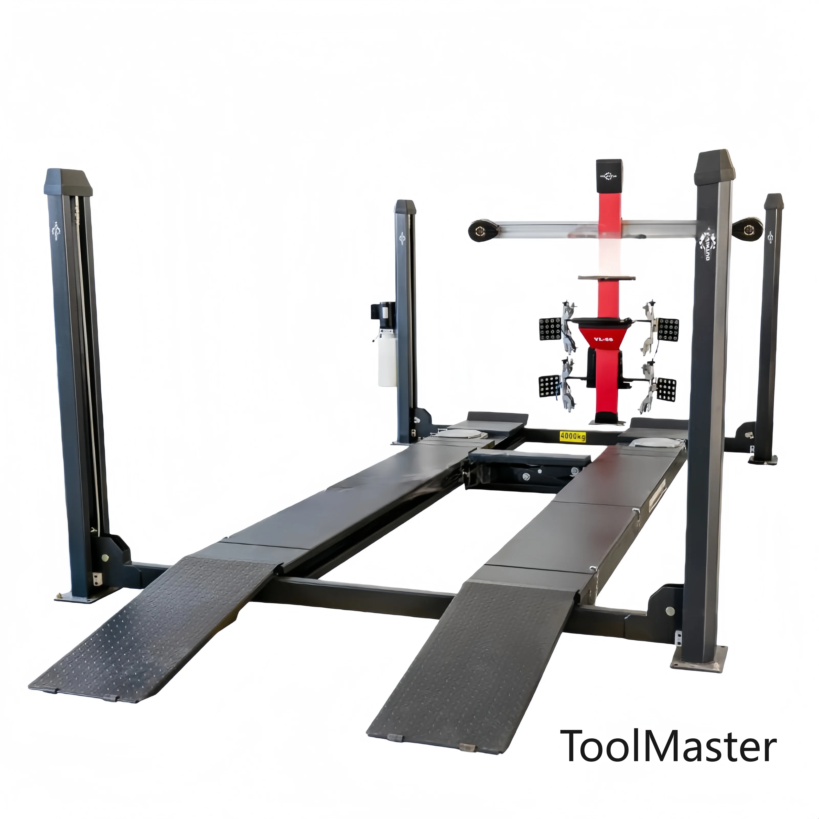[Hot Sale]Hot Sale High Quality  Brand Four Cylinder Hydraulic Four Post Electric Drive 4T Capacity 1700mm Lift Height Ca