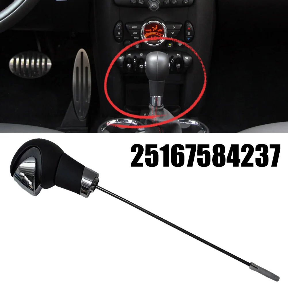 Pommeau de levier de vitesse automatique pour MINI pour Cooper R56 R57 R58 R59 R60 R61, conception pratique, Installation à ajustement Direct