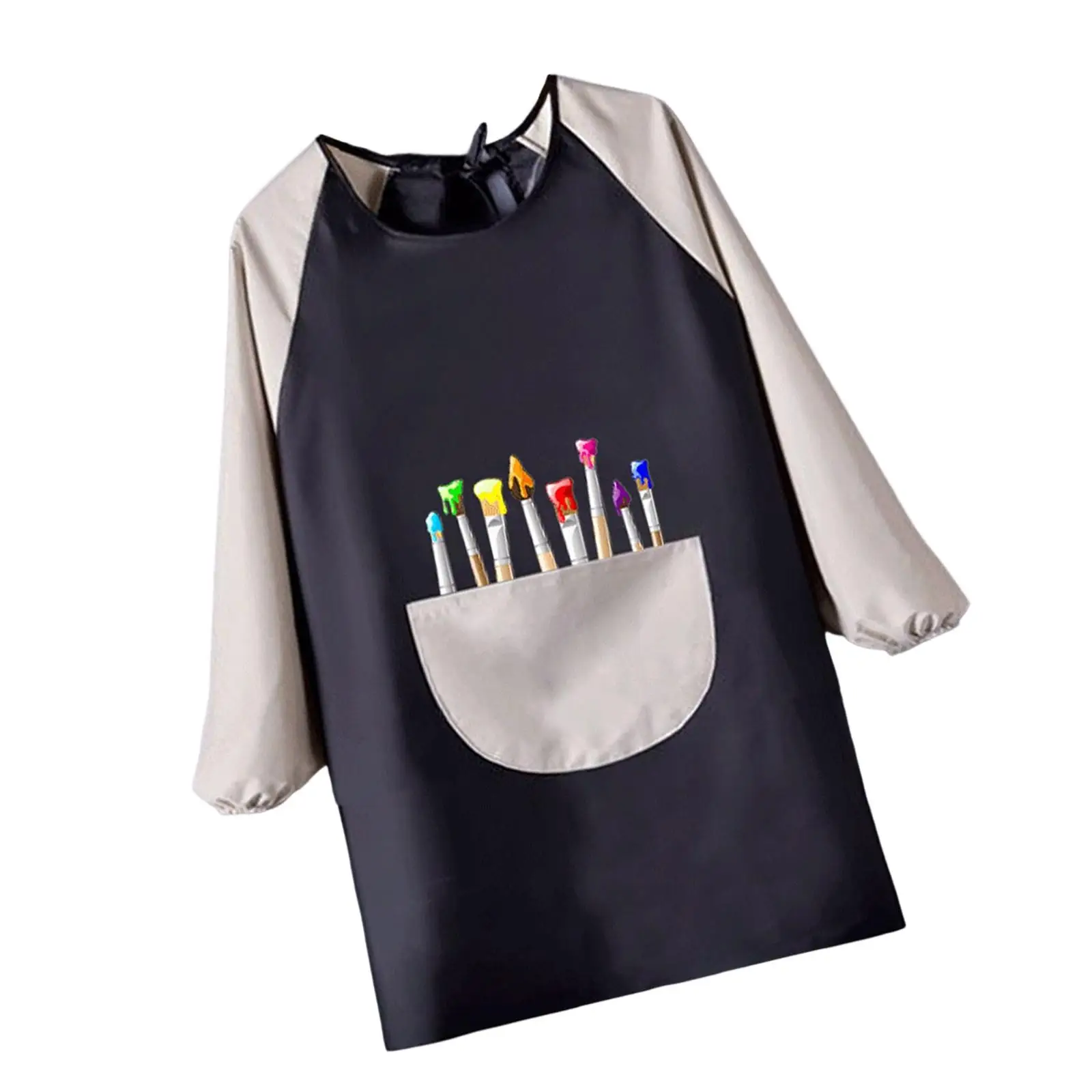 Multifunction Kids Painting Apron Gadgets Artist Craft Drawning Aprons for Children Waterproof Apron Long Sleeve Gown Kids Bibs