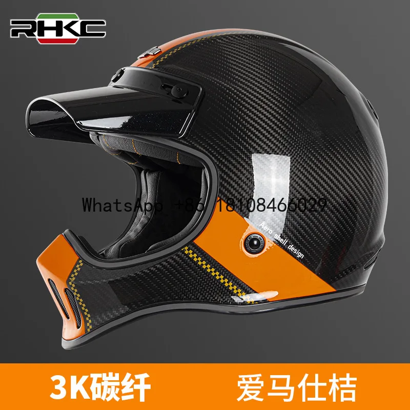 Factory price new design carbon fiber motorcycle Helmet carbon fiber helmet