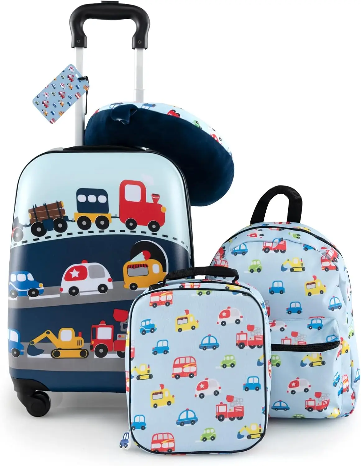 BABY JOY Kids Luggage, 5 Pieces Luggage Set w/ 16