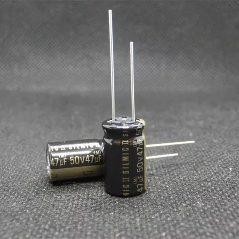 (3pcs) 47uf 50vELNA RFS SILMIC II 50v47uF Audio fever electrolytic capacitor 10X16mm Through Hole Fixed Capacitor