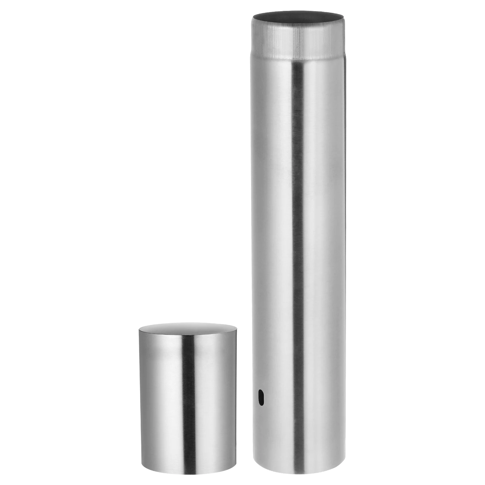 

Stainless Steel Document Storage Tube 30cm Birth Certificate Protector Holder Decorative Cylinder File Organizer