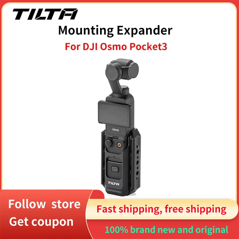 TILTA TA-T65-AME-B Expansion Universal Adapter Accessory Fixed Base Car Mount Kit for DJI Osmo Pocket 3