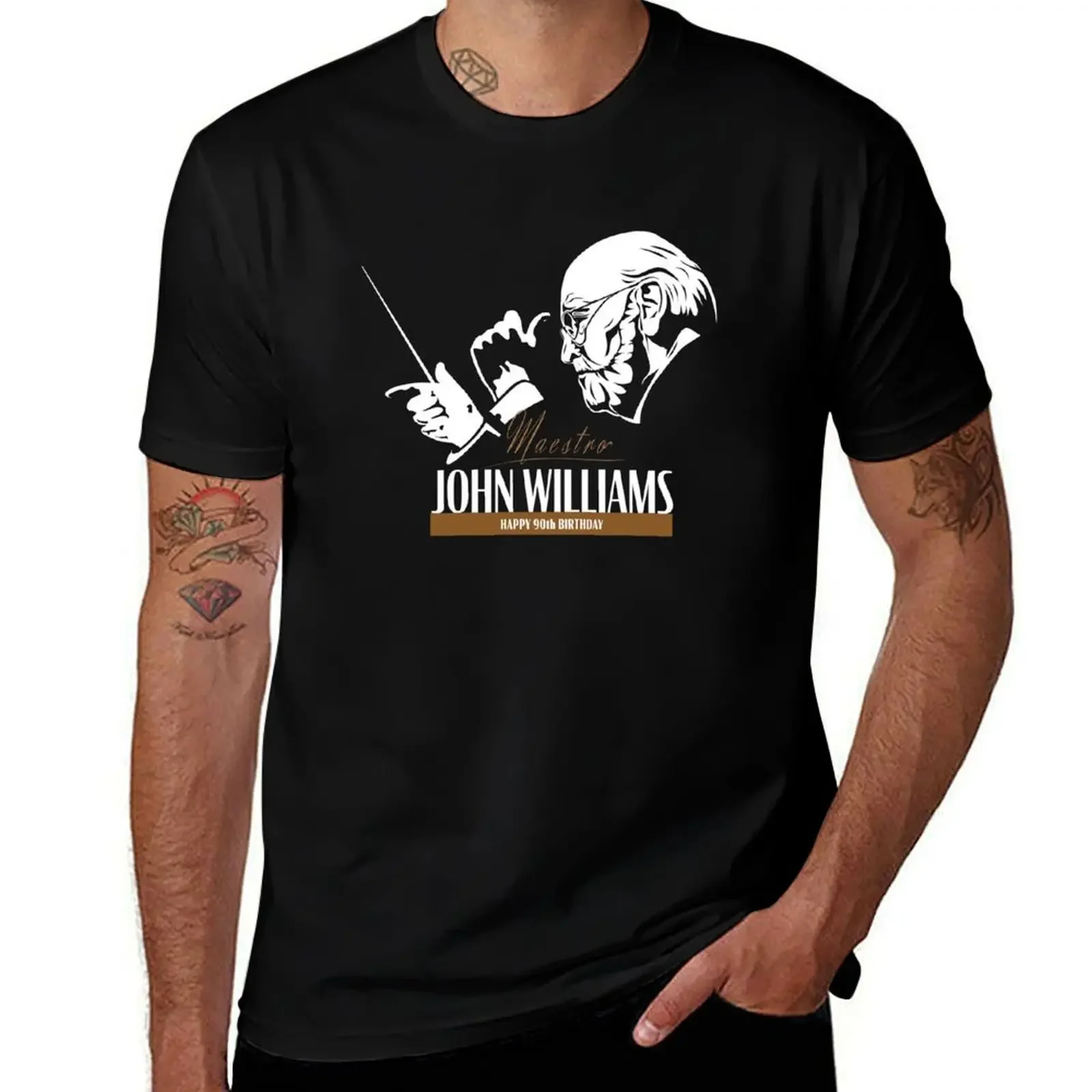 John Williams 90th Birthday Tribute (Variant 2) T-Shirt shirts graphic Funny t-shirt t shirt men