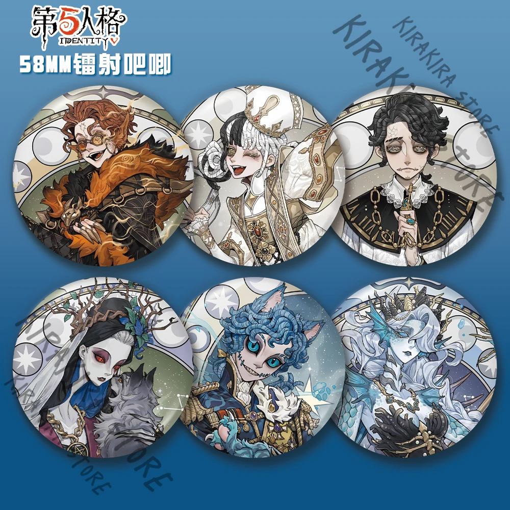 

Identity Ⅴ Grace Mary Naib Subedar Laser Badge Double Flash Emblem Cosplay Breastpin 58mm Products Pendants Otaku Adorn
