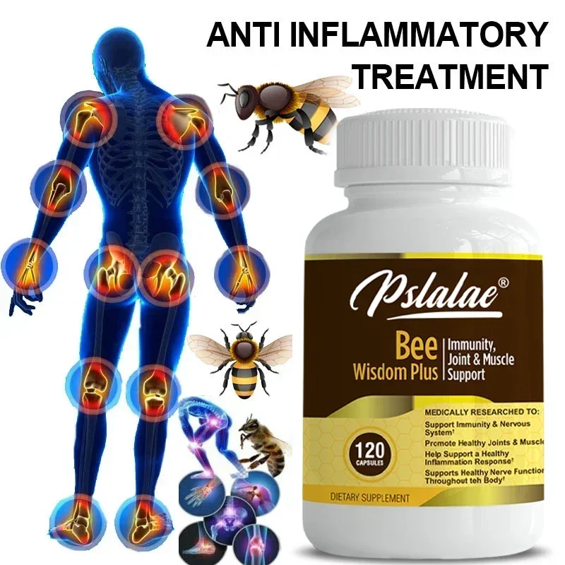 

Premium Bee Venom Extract, Anti-Inflammatory Extract, Joint at Bone Supplement 120 Capsules Supplement