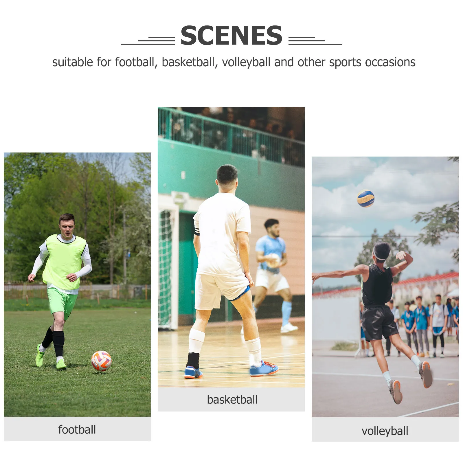 

1Pair Deodorant Breathable Sports Socks Elastic Calf Socks Sweat-Absorbent Outdoor Climbing Basketball Running Long Tube