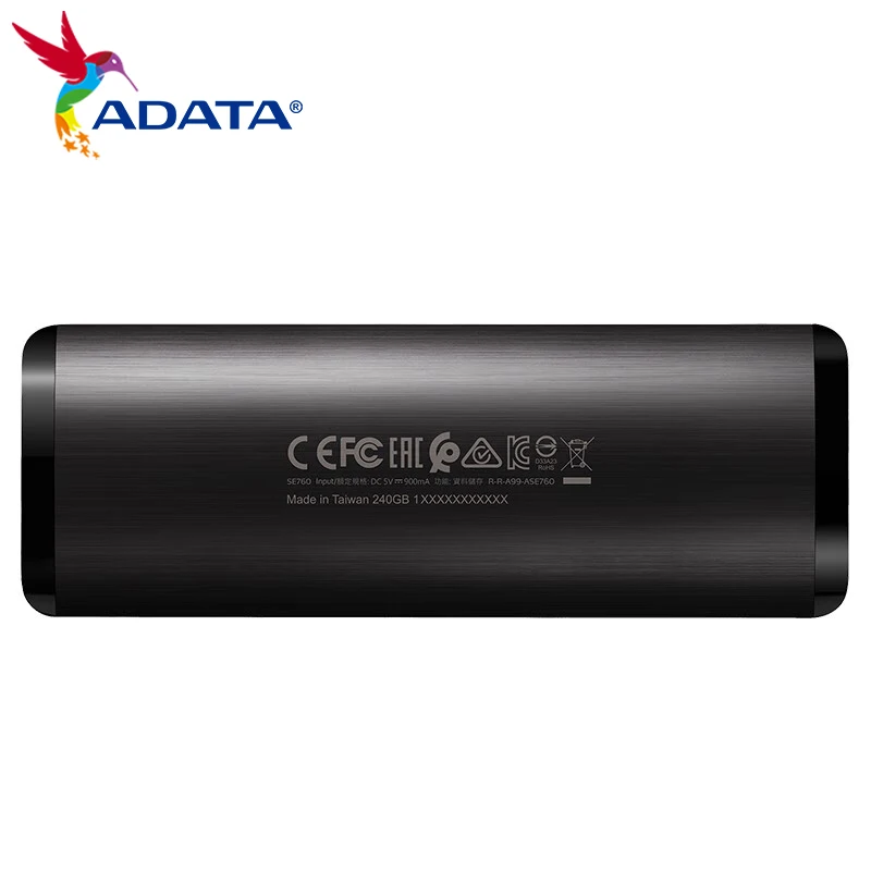 Imagem -05 - Adata-unidade de Estado Sólido Externa Disco Rígido Ssd Portátil Usb 3.2 Gen Tipo-c 512gb 1tb 2tb até 1000 Mbps Se760