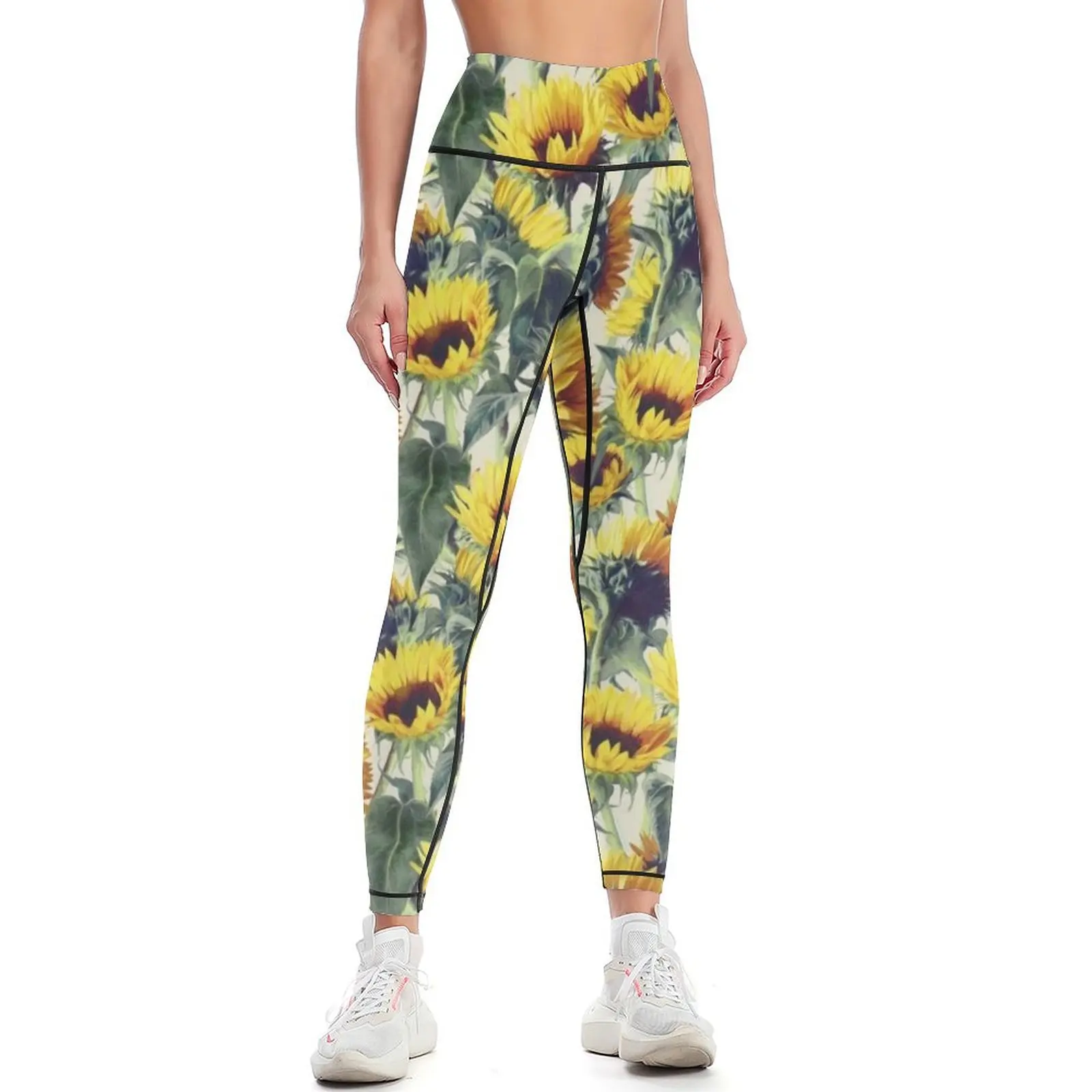 Sunflowers Forever Leggings trousers Women's trousers sports for gym Fitness clothing Womens Leggings