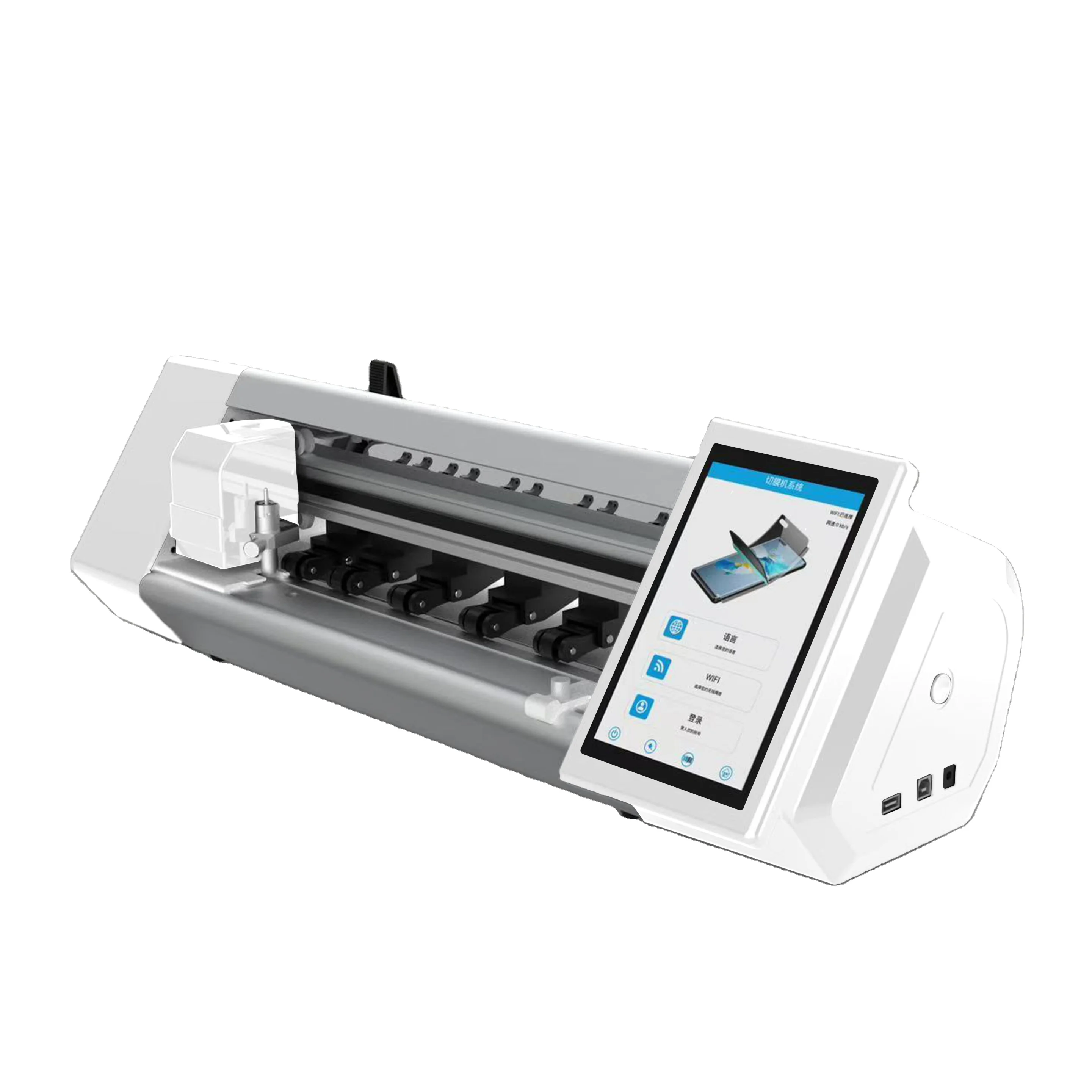 WiFi Cloud Database Intelligent Automatic Universal TPU Hydrogel Film Cutter Mobile Phone Screen Protector Film Cutting Machine