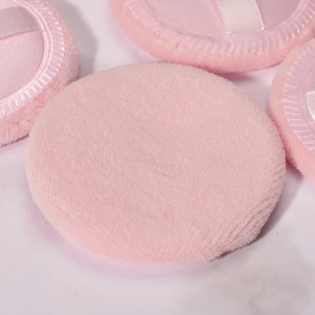 

5Pcs Premium Powder Puff for Loose Foundation Makeup Gentle Skin Application Easy Clean Travel Home Use Powder Puff
