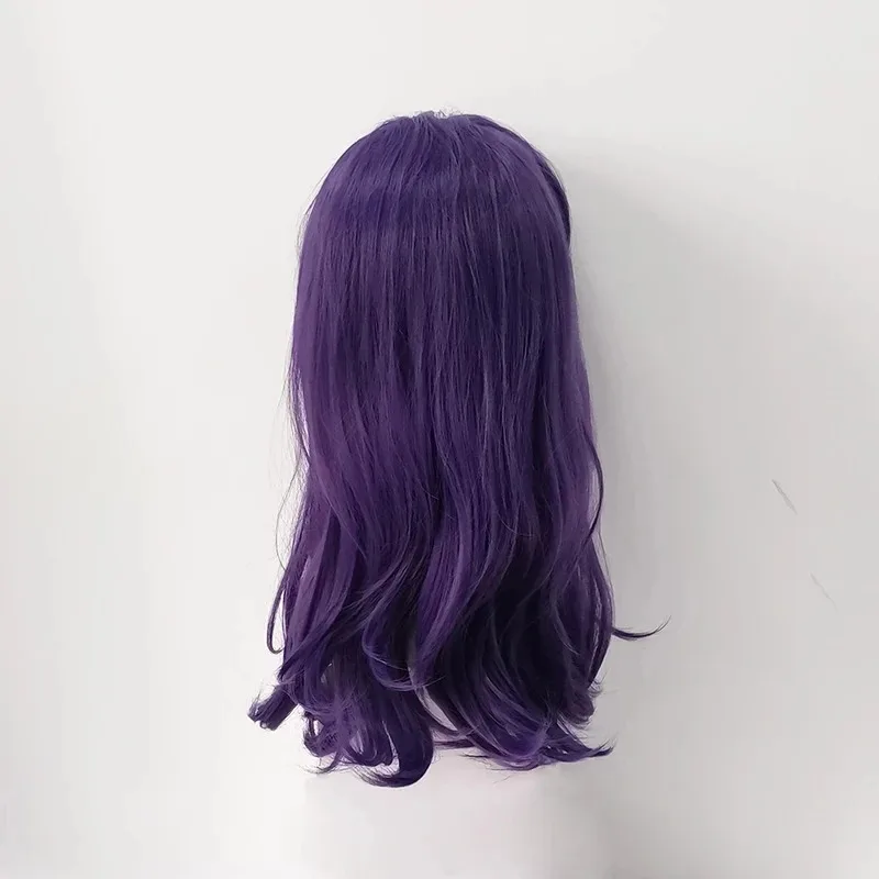 Bear's Den Anime EVA Misato Katsuragi Cosplay Costume Wig Necklace Women Leather Coat Dress Halloween Carnival Party O New 2025