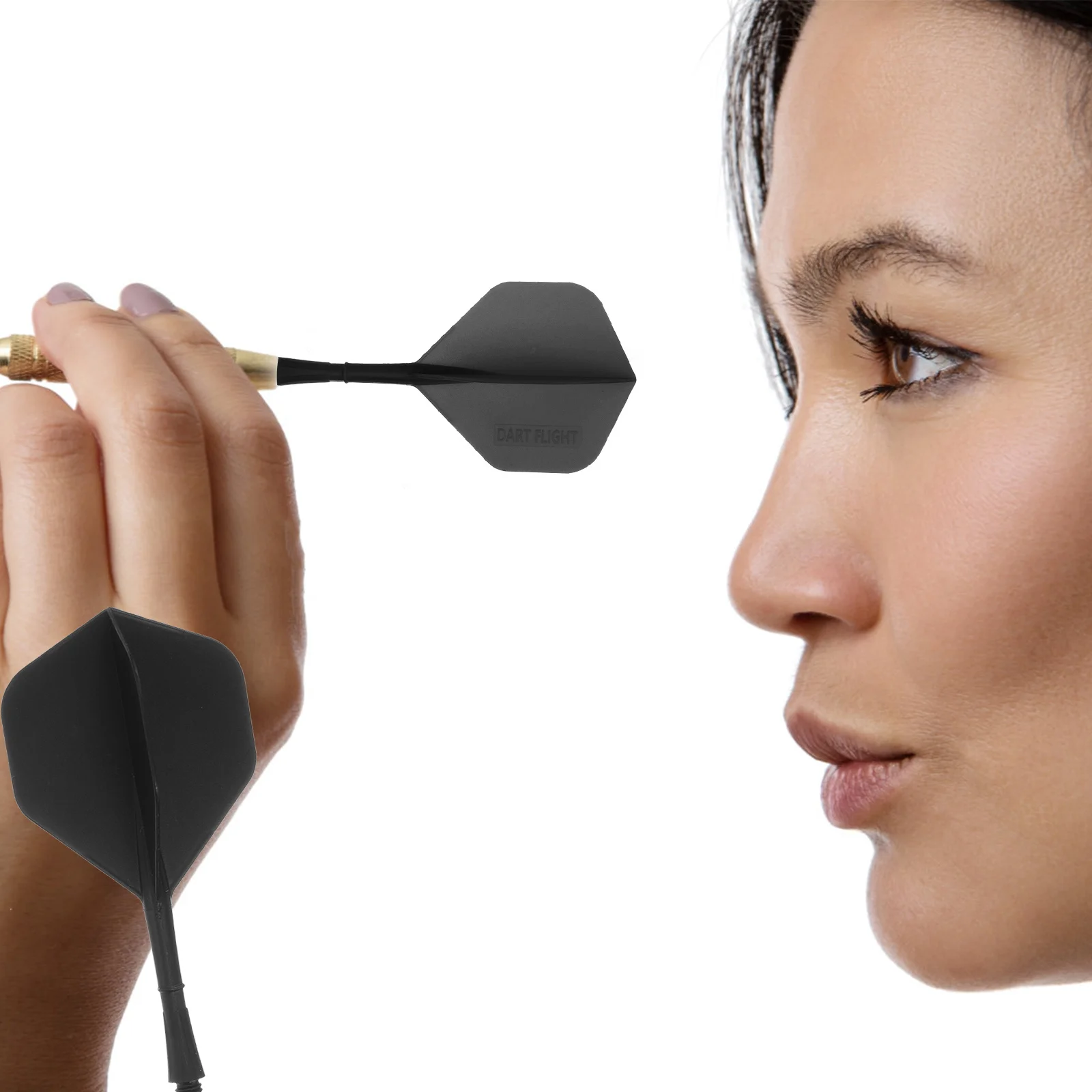 

10Pcs Dart Tail Wings Professional Flight Supplies Replaceable Convenient Accessories for Smooth Flying Game Fins