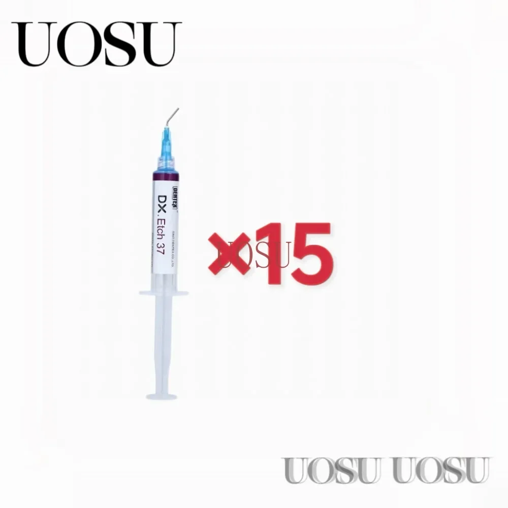 UOSUDental Etchant Gel 37% Phosphoric Dental Acid Etching Gel Etchant Agent Dental Orthodontic Adhesive Light Cure Bond Teeth