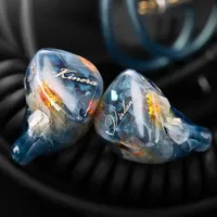 Kinera Imperial Verdandi 1BC+2 BA+2 EST+1DD HIFI in-Ear Monitors Earphones for Studio Musicians with Detachable Plugs 4.4+3.5mm