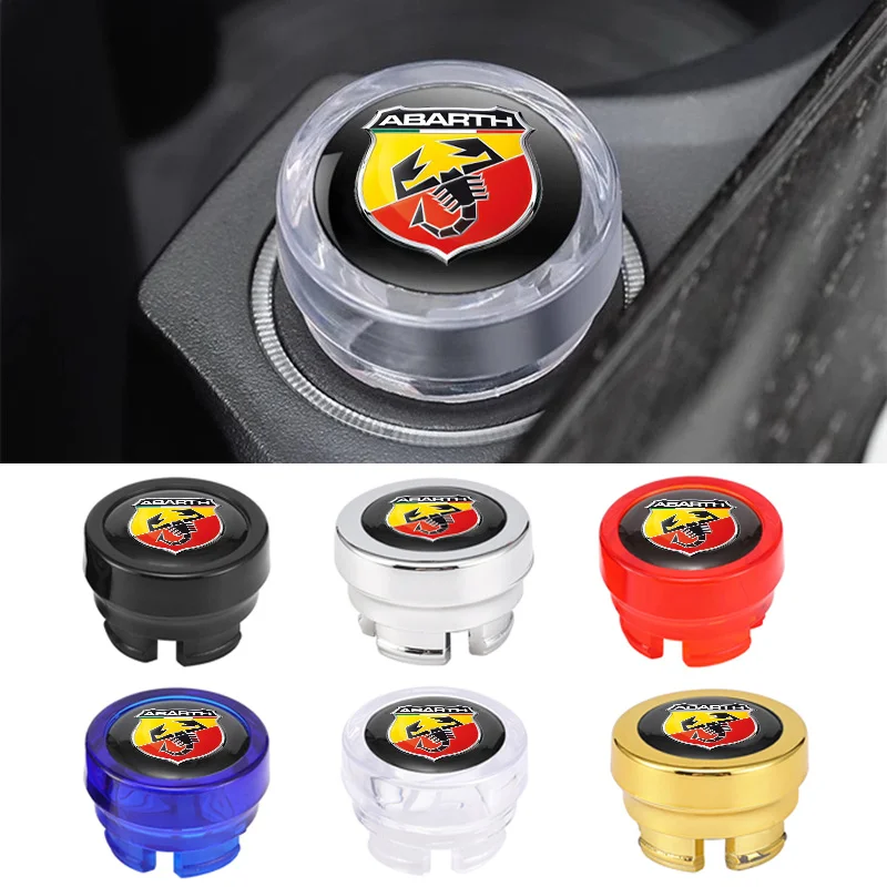 Auto Zigarette Leichter Dekoration Abdeckung Stecker Staubdicht Schutzkappe Für Abarth 695 595 500 500c 500s 124 spinne PUNTO Panda