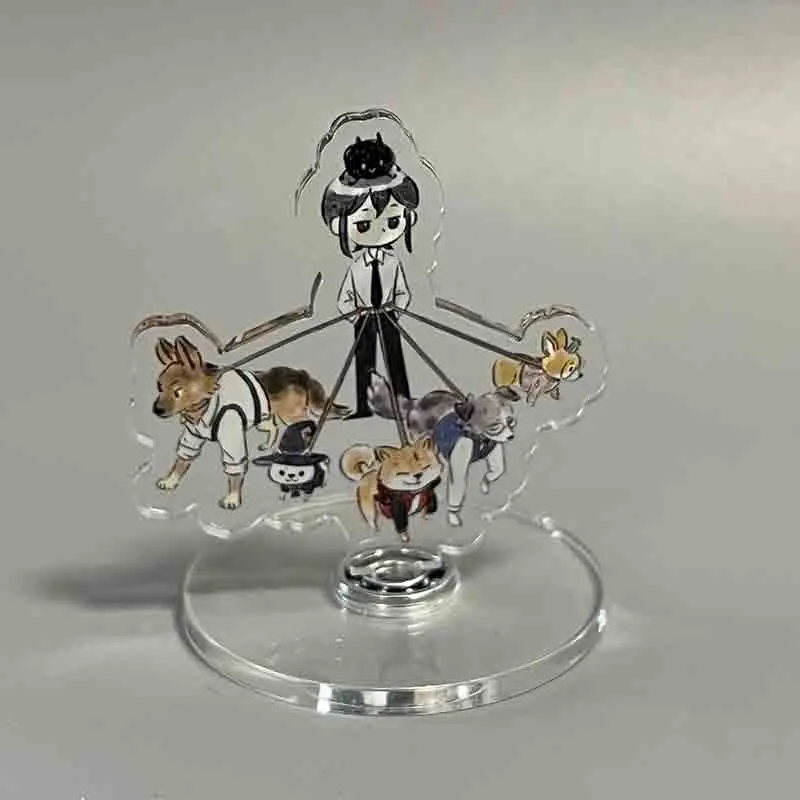 

Embrace You Till The End of The Game Action Fingures Rotatable Arcylic Stand Stress-relieving Funny Toys Kid Gift Tabletop Decor