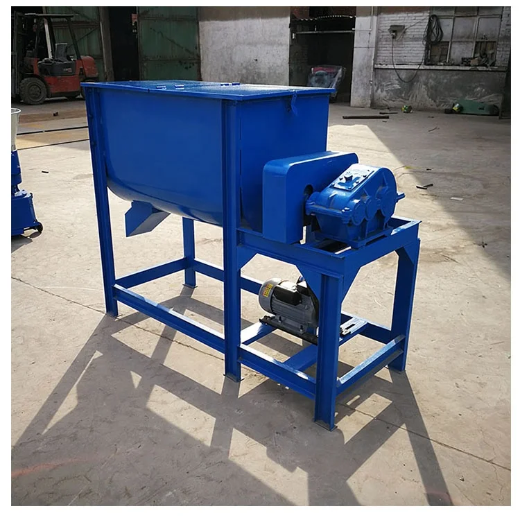 Livestock Animal Feed Mixer Corn Mixing Machine Cattle Feed Mixer Cattle Horizontal Feed Mixer