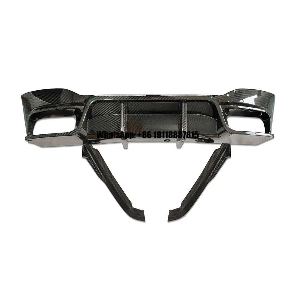 

High Quality Dry Carbon Fiber Universal Rear Bumper Lip Diffuser for for BMW M5 F90 2018-2019 Car Spoiler
