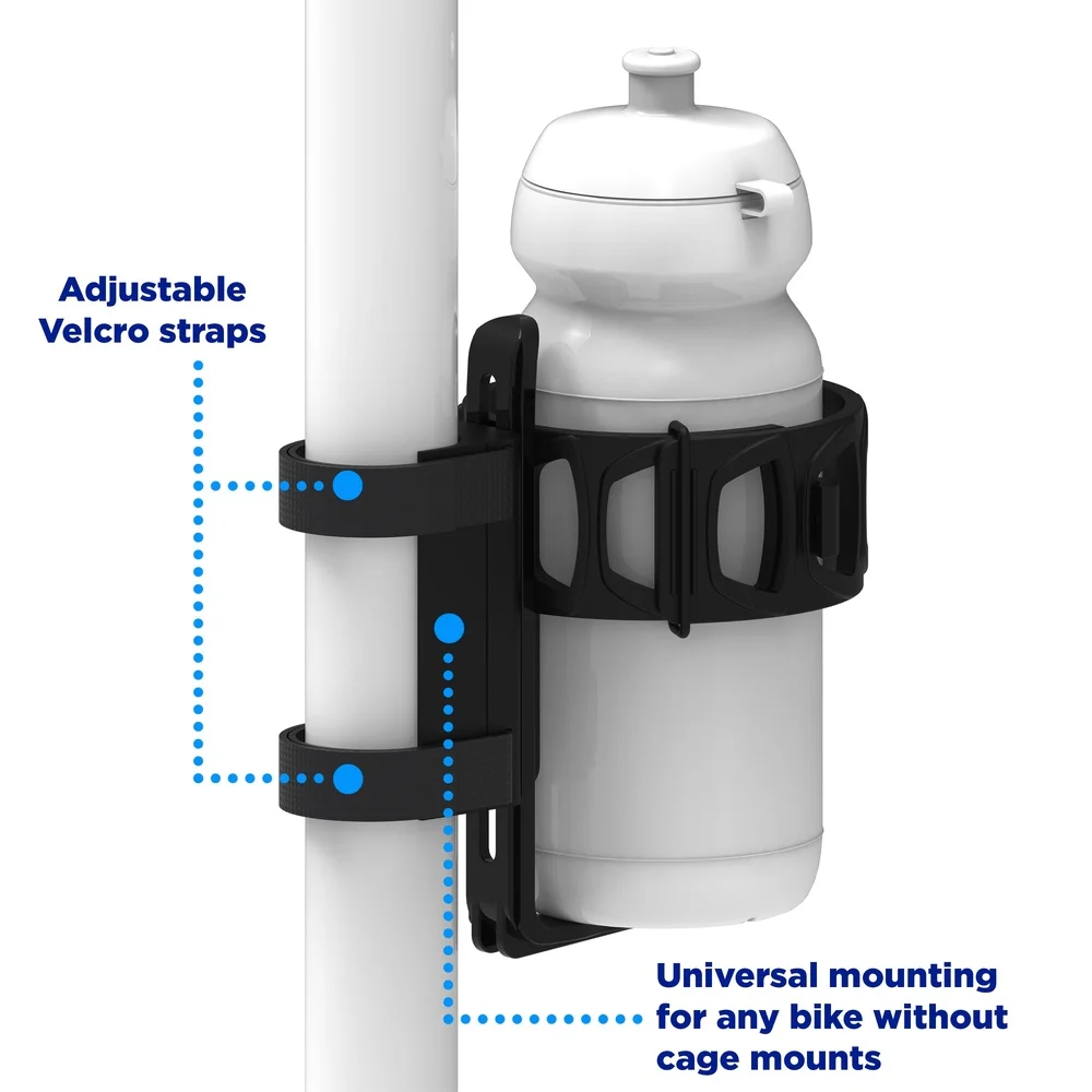 拡張可能なウォーターボトルケージ ユニバーサル取り付け 自転車 調整可能 耐久性 軽量 多用途 簡単取り付け さまざまなサイズに適合