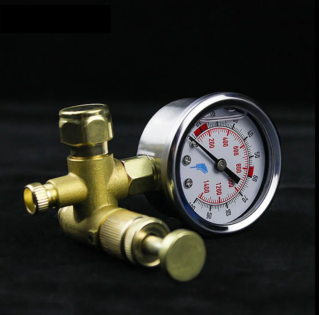 Excavator Hydraulic Breaker Nitrogen Test Nitrogen Pressure Gauge Nozzle Gas Pressure Gauge