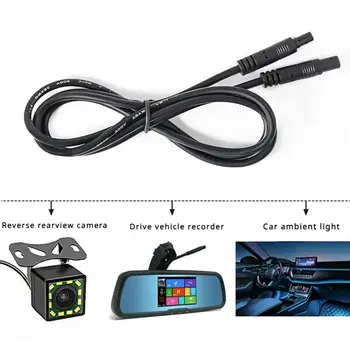 4pinový/5pinový/6pinový/8pinový prodlužovací kabel pro auto DVR kameru 1m/2m/3m samec-samice pro kabel couvací kamery do auta 8 nejlepší prodej Kabel pro zadní kameru, 8 pinů - №1