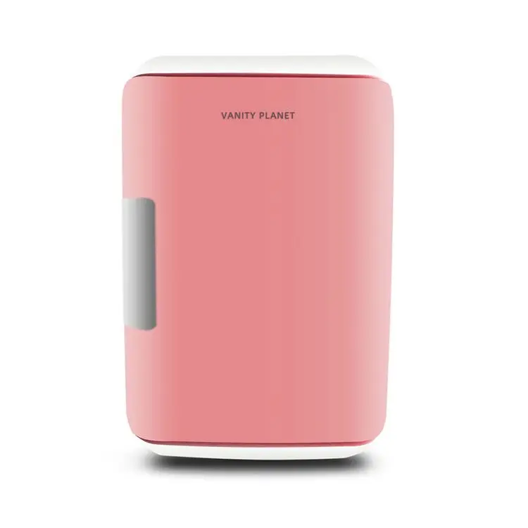 Smart Library Transparent 12 Volt Small Size Personal Makeup Display Mini Bar Fridge Refrigerator For care