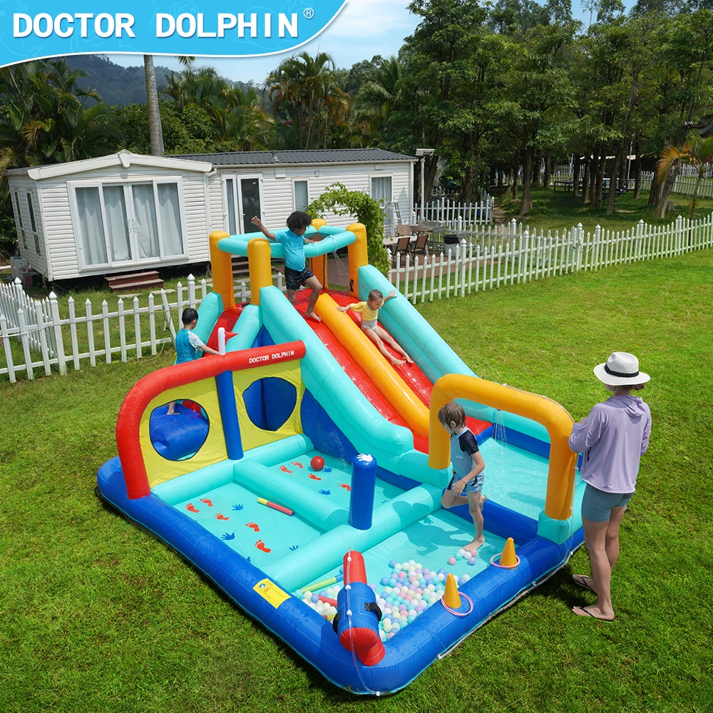 

New Design Inflatable Bouncer Bounce House Water Slide Combo Bouncy Castle Inflatable Mini Jumping Castle Slide For Kids