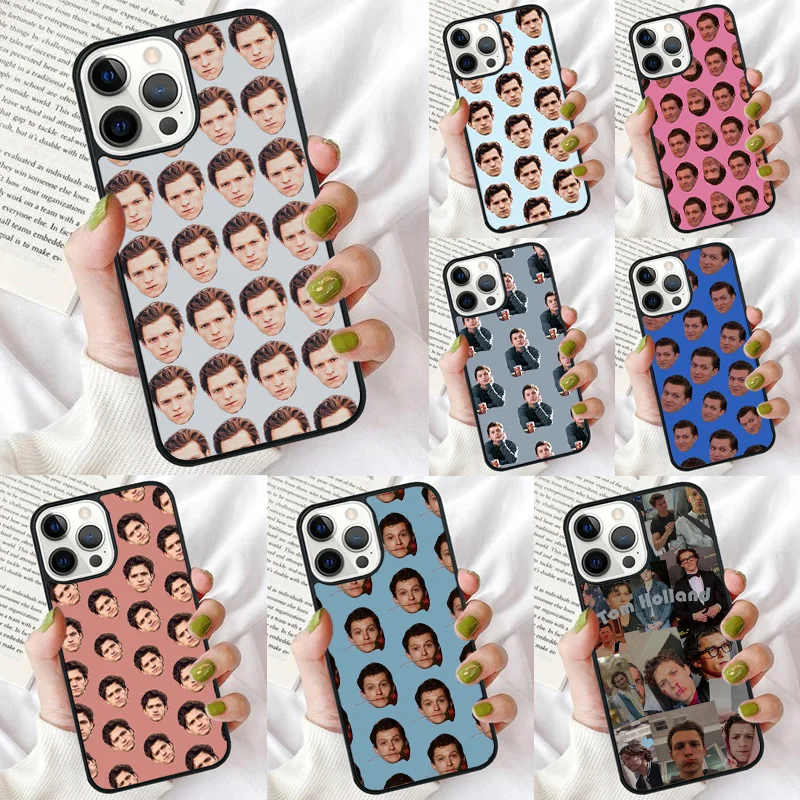 Tom Holland Phone Case for iPhone 16 15 14 12 13 mini PLUS XS XR 11 PRO MAX Back Fundas coque Cover Shell