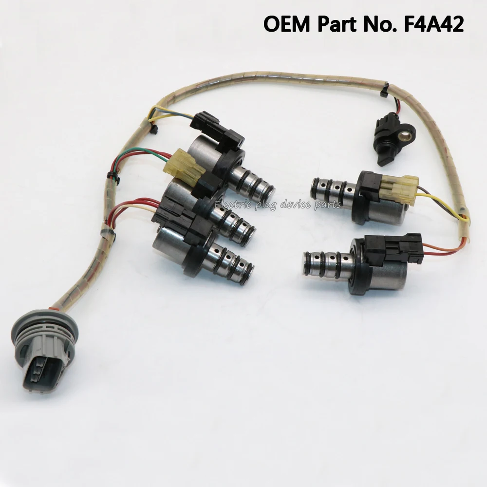 F4A42 F4A51 F5A51 R4A41 Transmission Solenoids with Wire Harness for Kia Hyundai