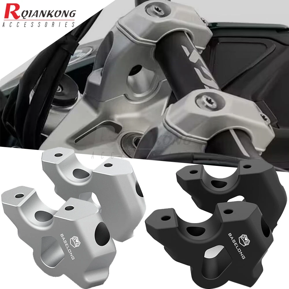 

Motorcycle Part For BMW R1300GS R 1300 GS Adventure & Trophy & TE 2024-2025 Handlebar Riser Drag Handle Bar Clamp Extend Adapter
