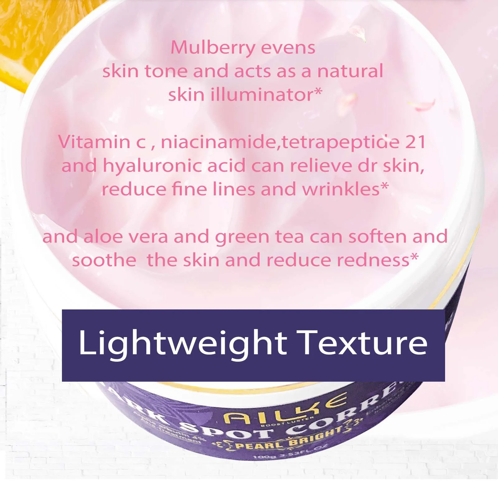AILKE Dark Spots Remover Cream, For Armpit, Elbows, Legs, Age Spots, Sun Spots And Freckle Remover, With Glutathione, Vitamin E