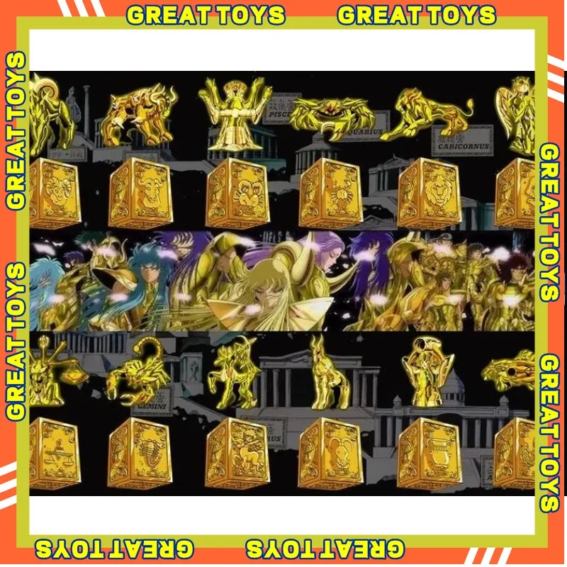 

Металлическая модель-тотем/объект для коллекционирования Saint Seiya Myth Cloth EX Рыцари Зодиака: Близнецы, Весы, Дева, Телец, Лев, Стрелец