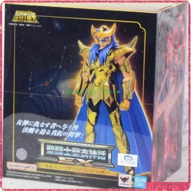Em estoque bandai saint seiya ex saint pano mito escorpião/aquário/ágata/cancer/cabra/pisços revival figura de ação brinquedo