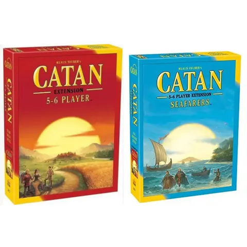CATAN 보드 게임 5-6인용 확장 - CATAN 게임을 확장하여 더 많은 플레이어를 수용할 수 있도록 하여 어린이와 성인 모두에게 적합합니다.