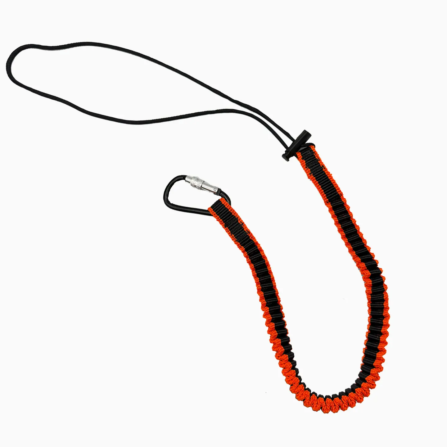 Safety Bungee Tether Tool Lanyard With Carabiner Hook ClimbingWorking Anti-Falling Safety Rope Aerial Work Climbing Accessories