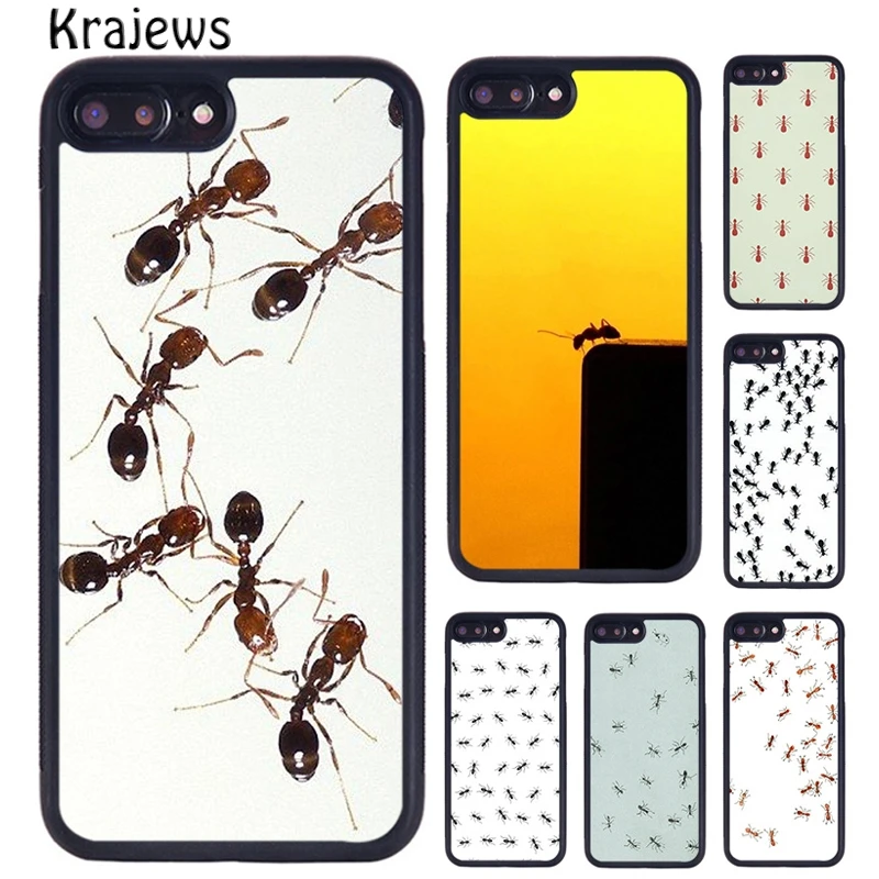 Krajews Creepy Ant Insects Scary Phone Case Cover For iPhone 16 15 14 plus X XR XS 11 12 13 pro max coque