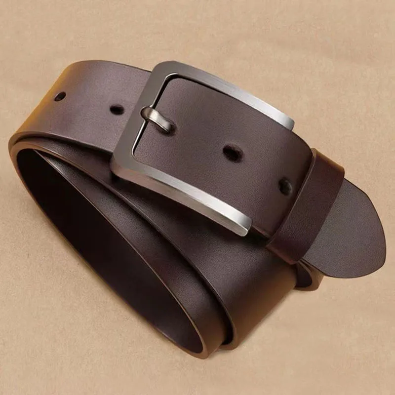 Men's Belt Business Luxury Designer Brand PU Leather Belts Jeans Pin Adjustable Alloy Buckle Waist Straps Belts 105 120 125cm