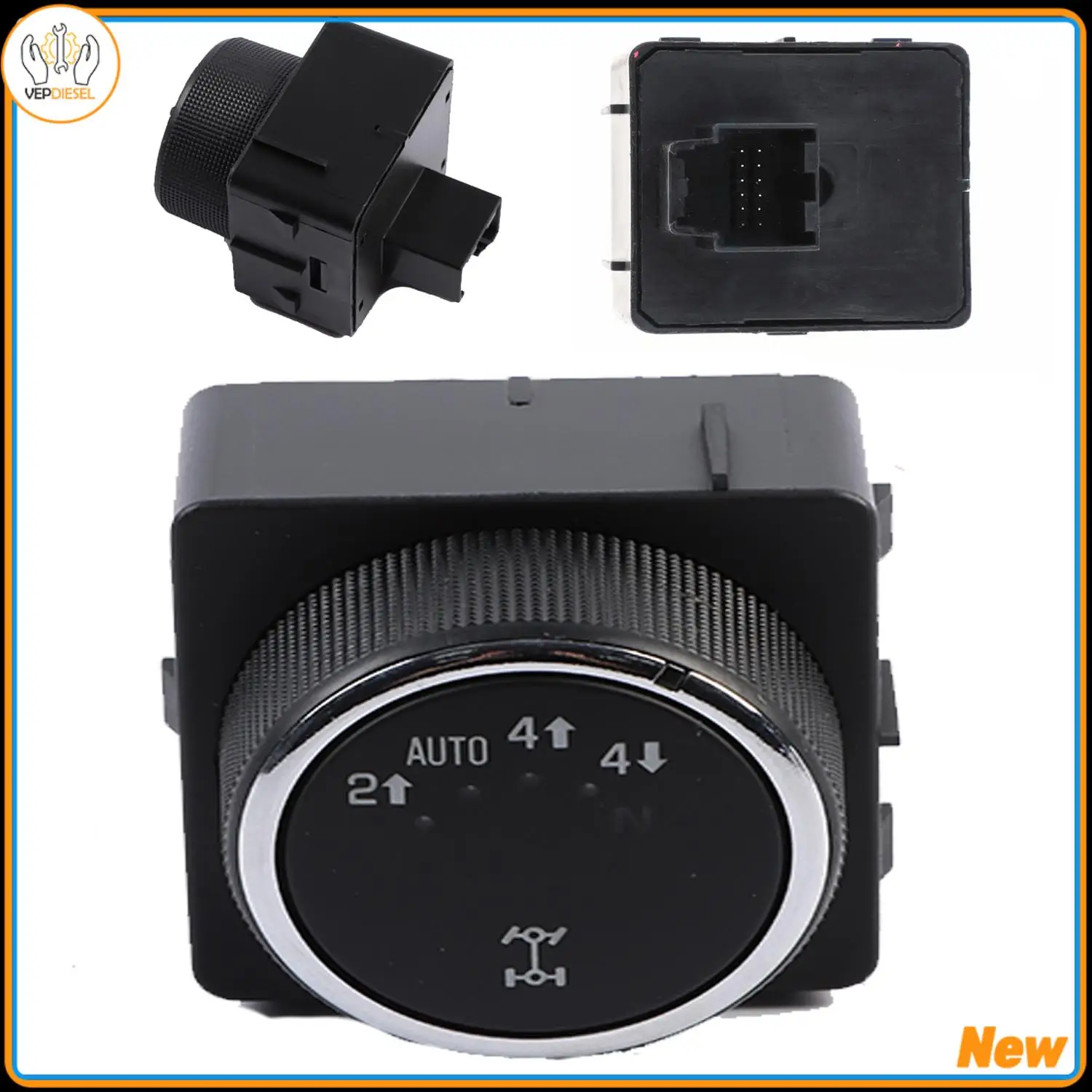 1pc Transfer Case Selector Switch Knob 4WD 4X4 25878425 For 2008-2014 Chevrolet GMC 15913724 TCA76 1S12197 SW9277 Interior Parts