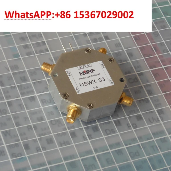 DC-300MHz DPDT mechanical RF reversing switch SMA interface maximum switching power 20W