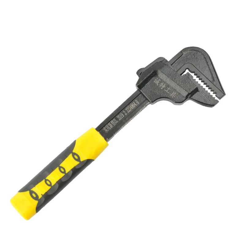

Wrench F-type Live-opening Bathroom Large Opening Alloy Steel Plumbing Screws PVC Screws Water Pump Pliers Light Pipe Wrench