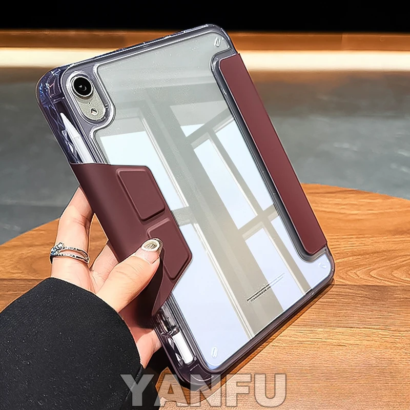 

For Samsung Galaxy tab S10 Lite S9 FE 10.9 A9 PLUS 11 Smart Cover tab S7 fe S8 S10 PLUS 12.4 13.1 With Y-Shaped Fold Clasp Funda