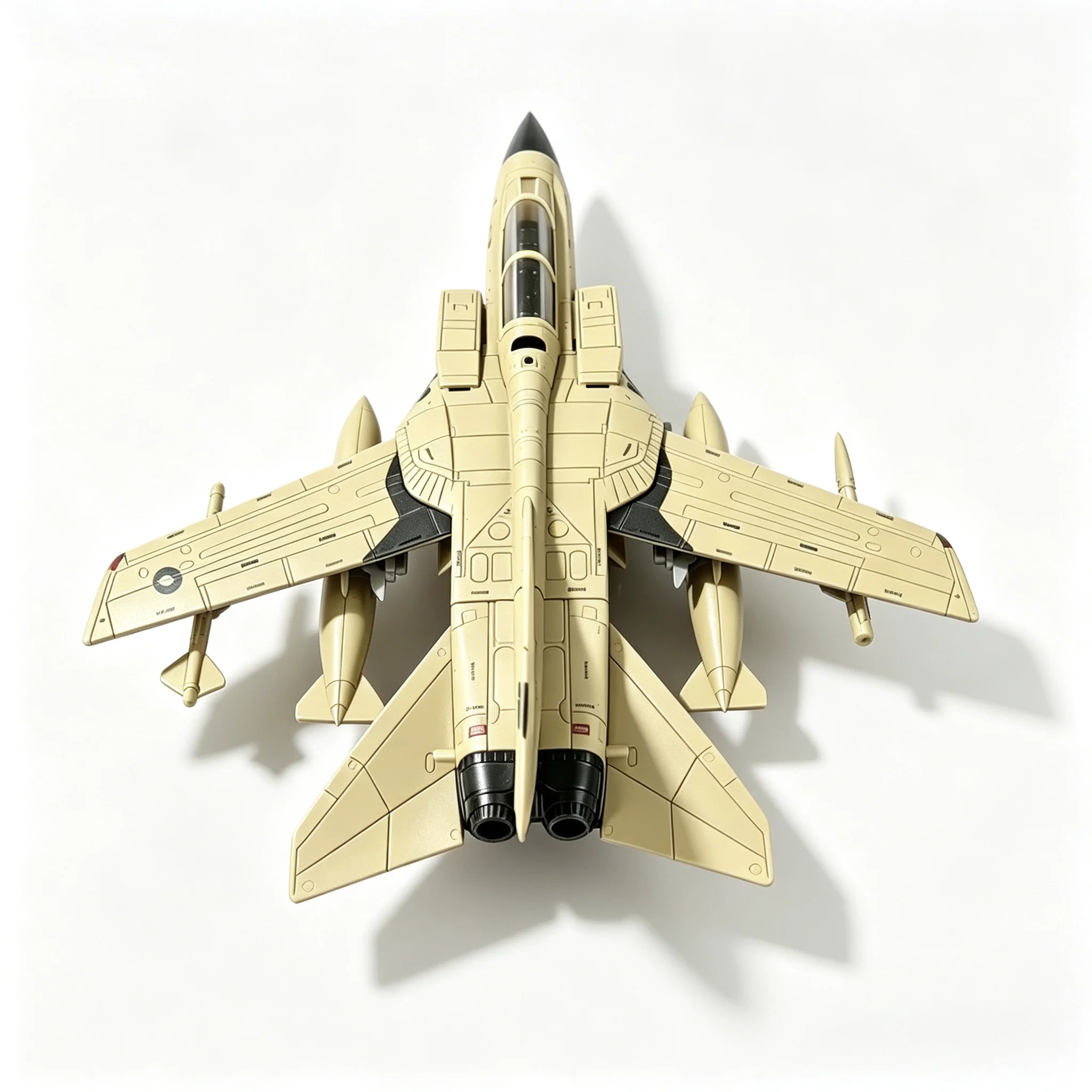 ABS Panavia Tornado Mehrzweckkampfflugzeug im Maßstab 1:72, Wüstentarn, Simulationsflugzeug, Bausatz, Miniatur-Flugzeugmodell, Hobby – Detail 4